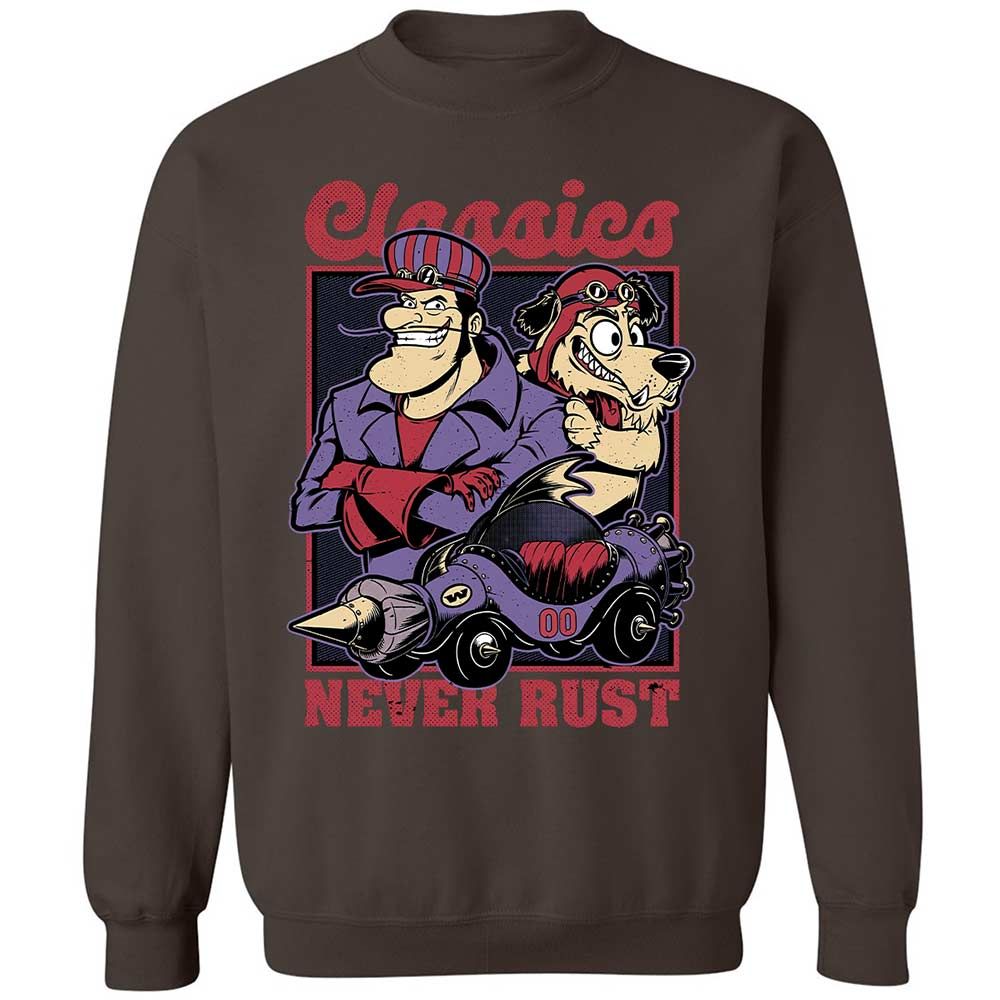 Classic Unisex Sweatshirt - VPYYU5WV - Dark Chocolate - 16