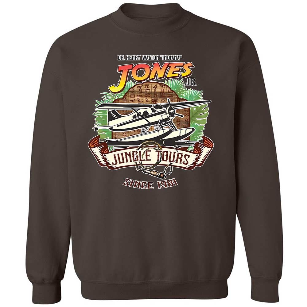 Classic Unisex Sweatshirt - Y1J8JXUV - Dark Chocolate - 16