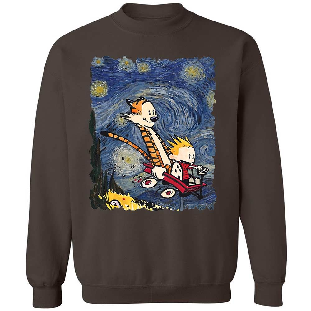 Classic Unisex Sweatshirt - Y93X5CBR - Dark Chocolate - 16