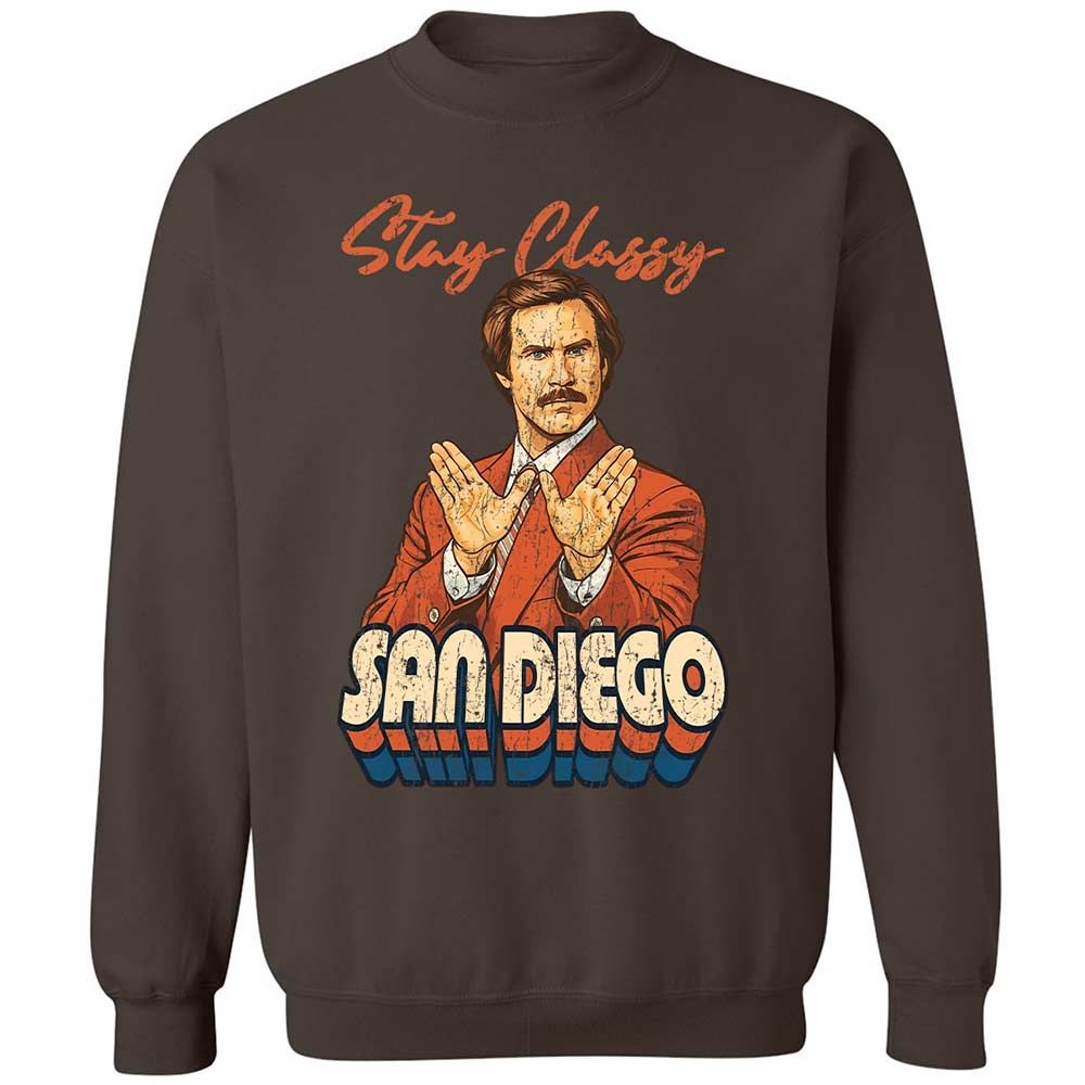 Classic Unisex Sweatshirt - RGX8N8GR - Dark Chocolate - 16