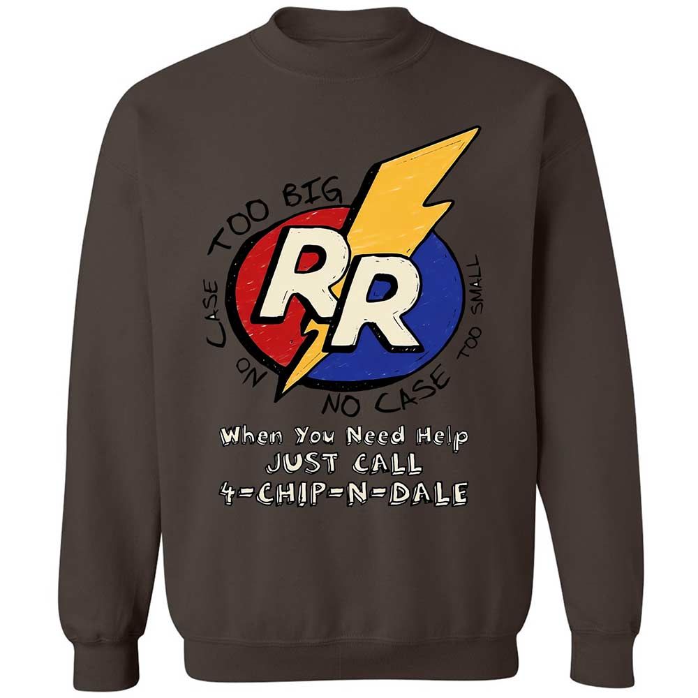 Classic Unisex Sweatshirt - S7JMY4NU - Dark Chocolate - 16