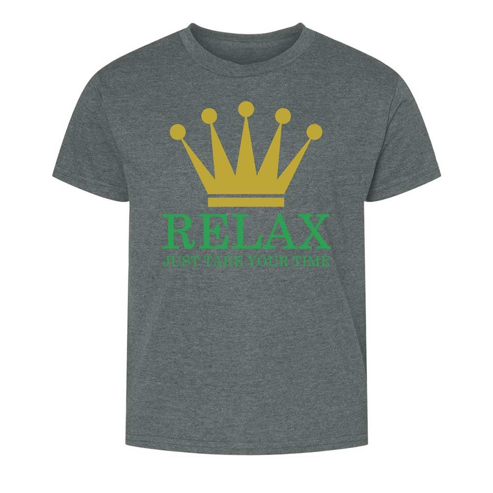 Relax Just Take Your Time - Dark Heather - 16