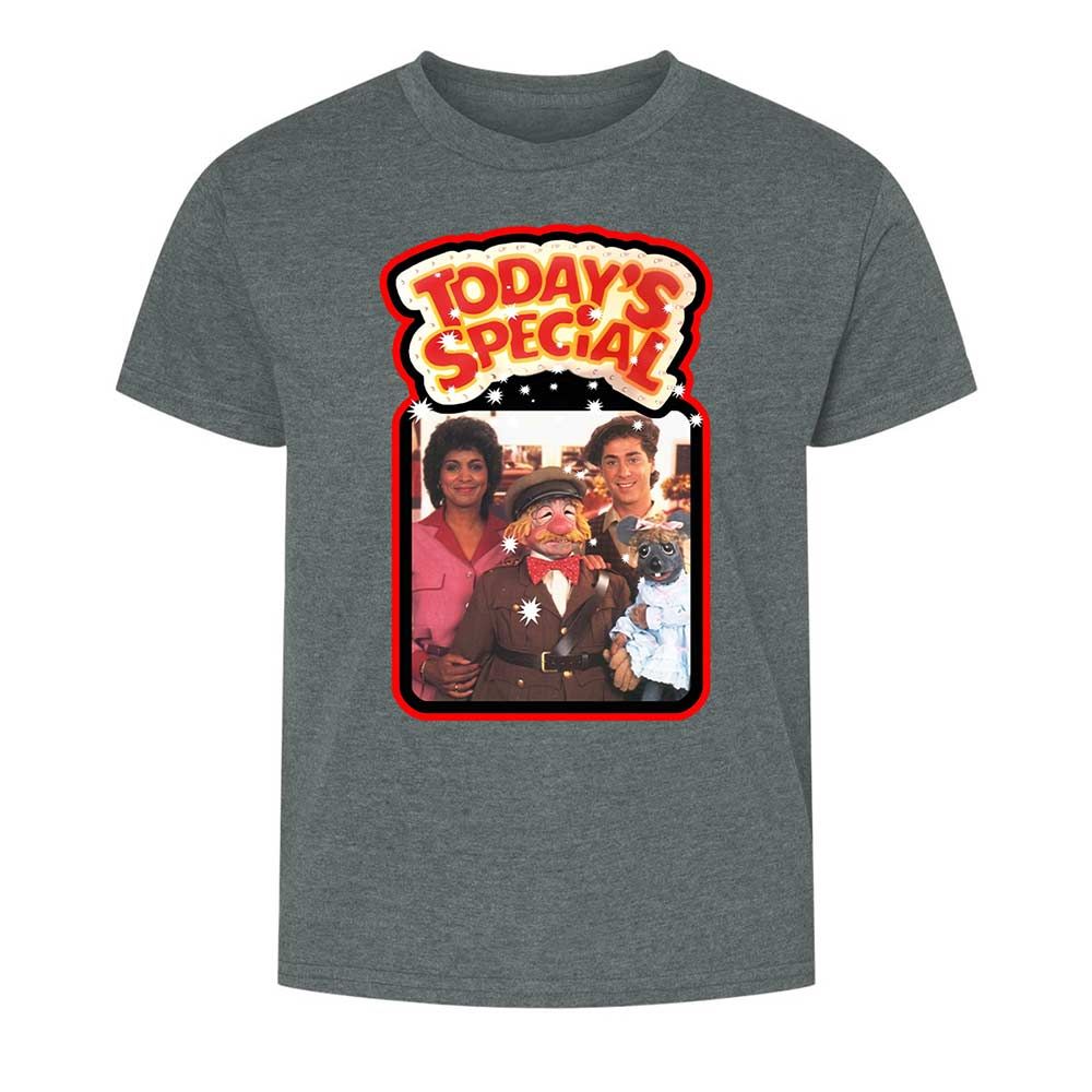 Kids T-Shirt - L6SLMTV1 - Dark Heather - 16