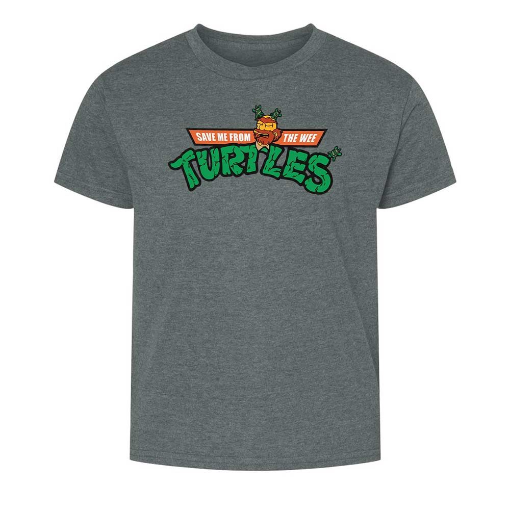 Save Me From The Wee Turtles - Dark Heather - 16
