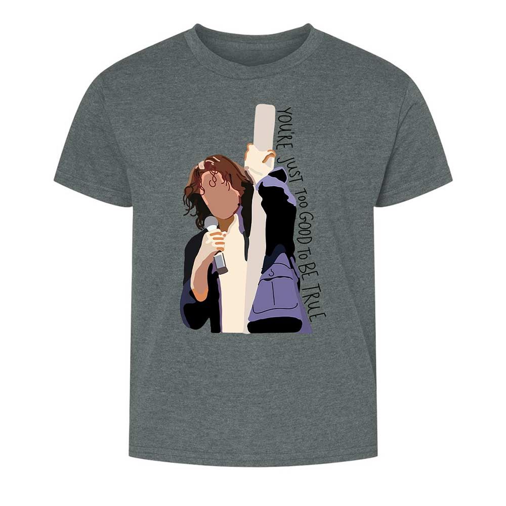 Kids T-Shirt - NELBDG25 - Dark Heather - 16