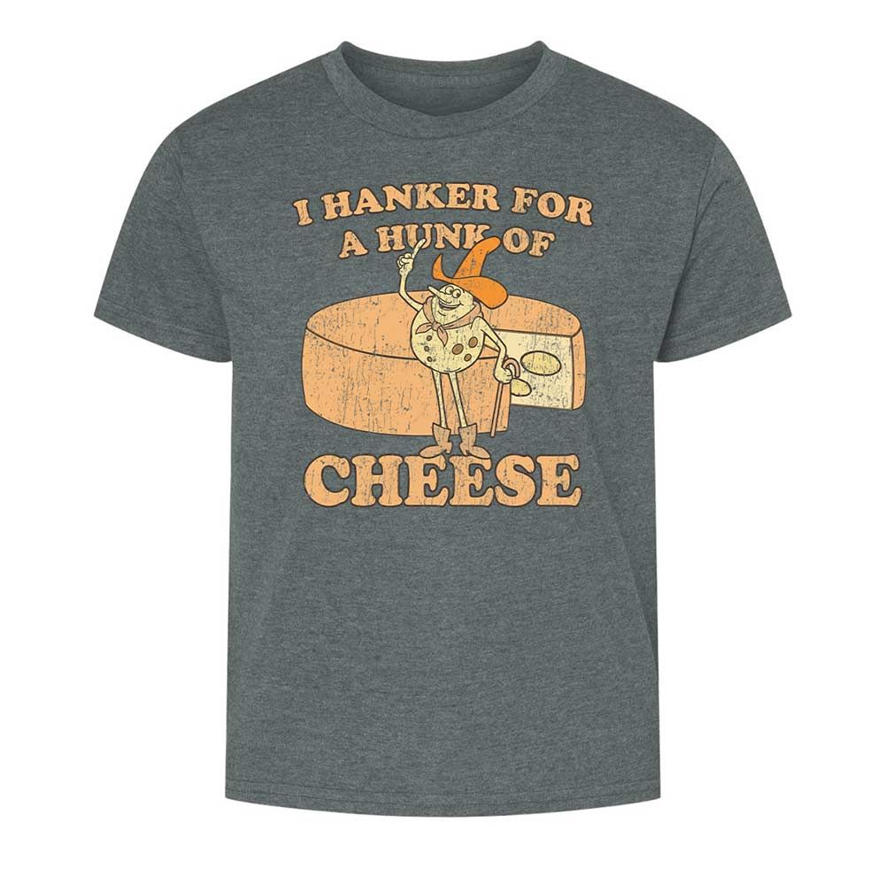 Hanker For A Hunk Of Cheese - Dark Heather - 16