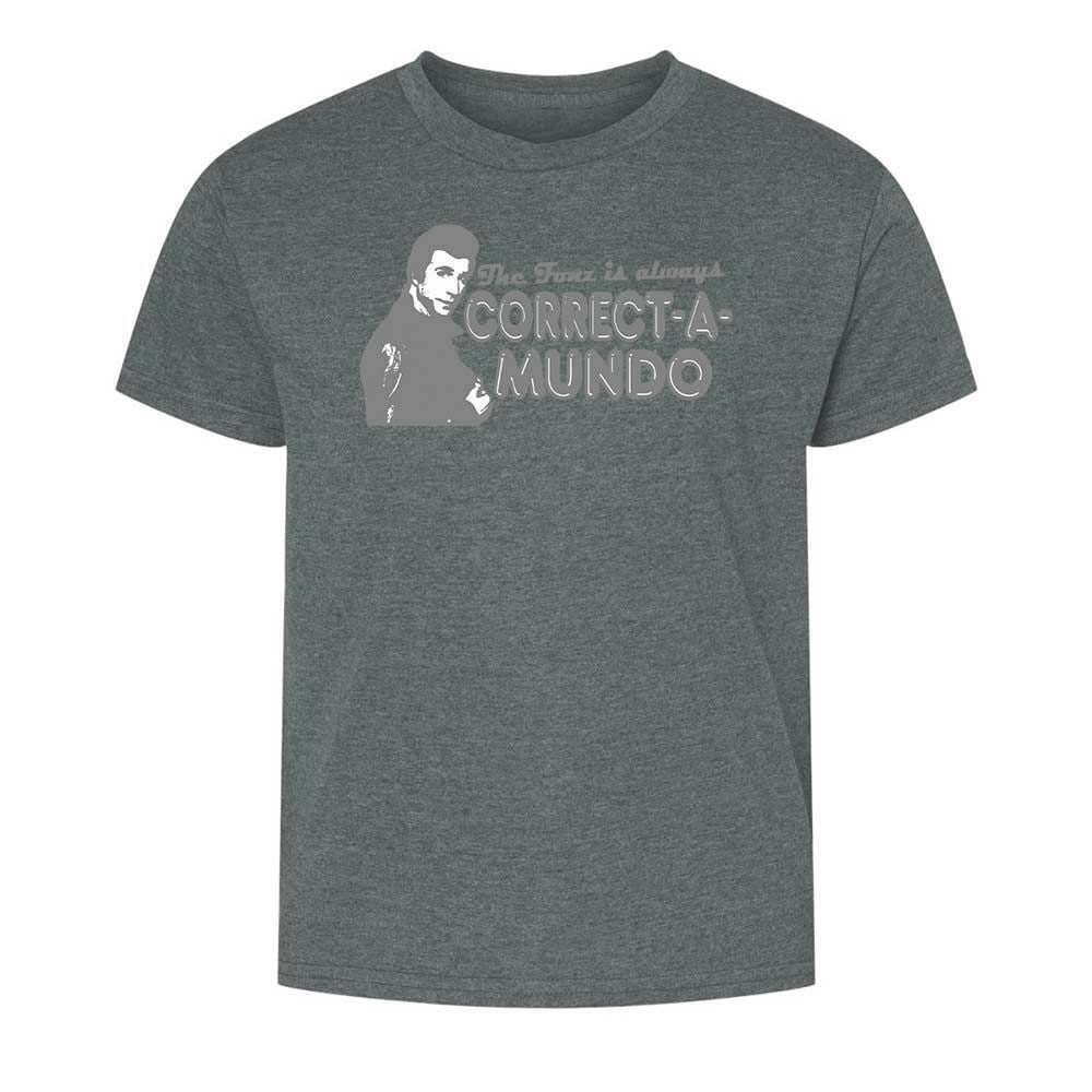Kids T-Shirt - W8L9WD4A - Dark Heather - 16