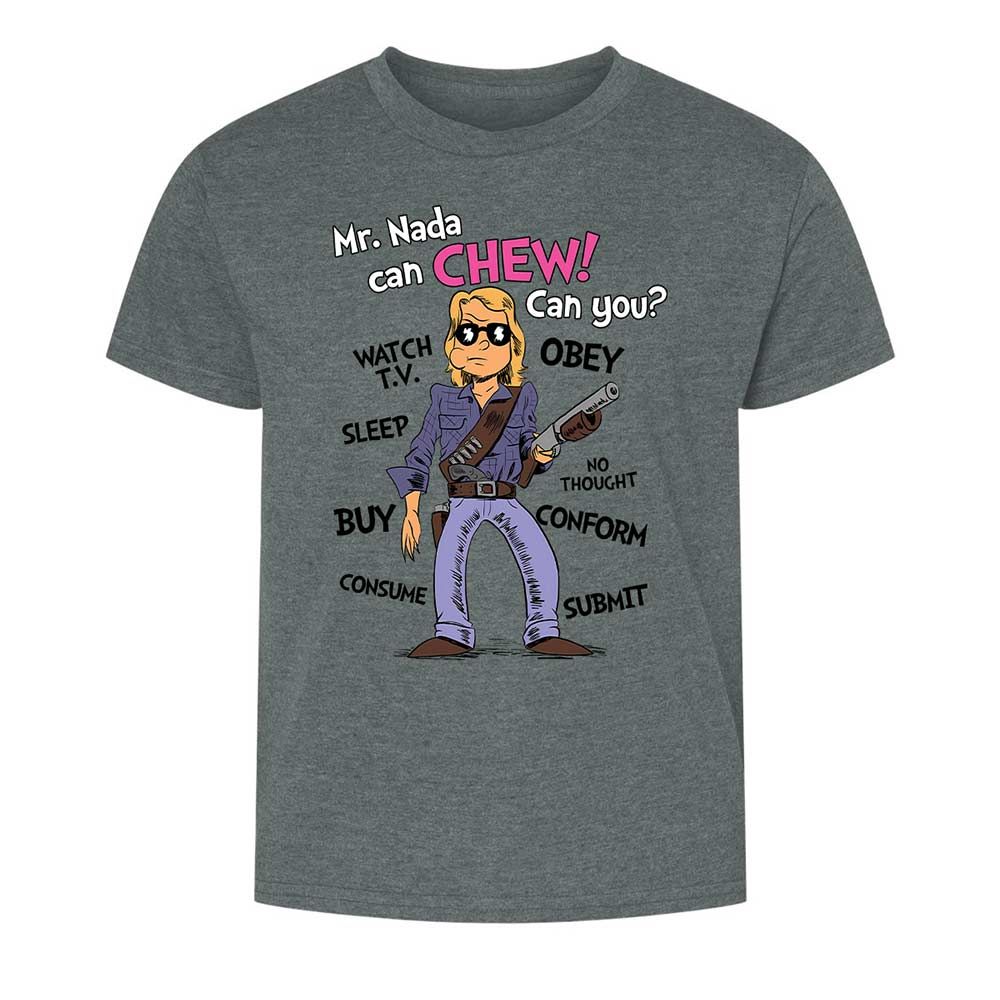 I have come here to chew bubblegum and kick ass - Dark Heather - 16