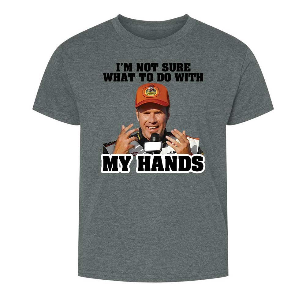 I'm Not Sure What To Do With My Hands - Dark Heather - 16