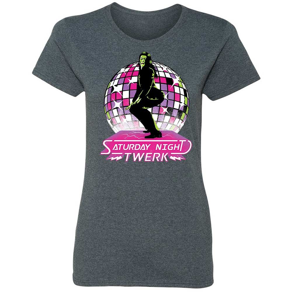 Saturday Night Twerk - Dark Heather - 16