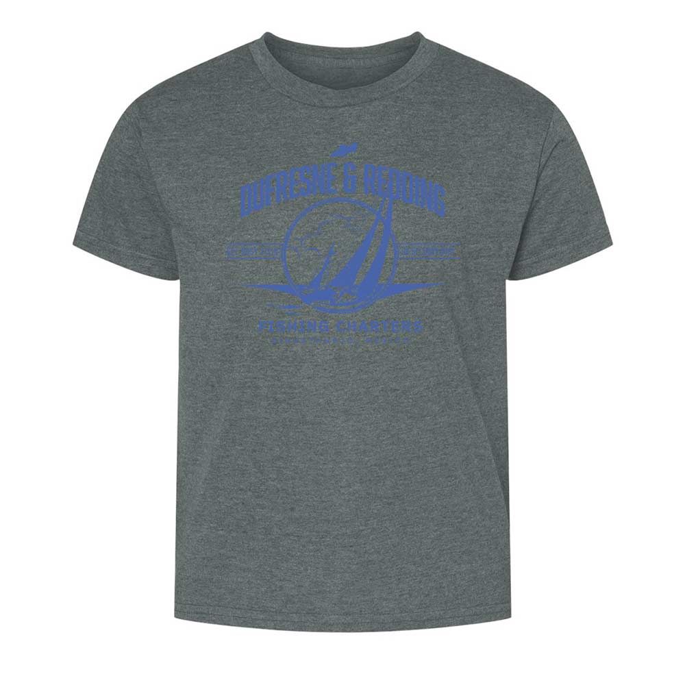 Kids T-Shirt - WXLFQBDS - Dark Heather - 16