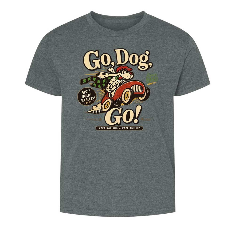 Kids T-Shirt - 1WQKDBPV - Dark Heather - 16