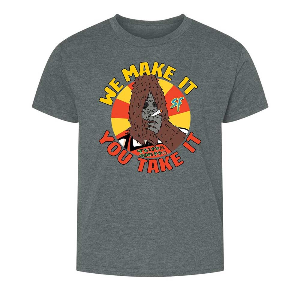 Kids T-Shirt - ZFTNZHAG - Dark Heather - 16