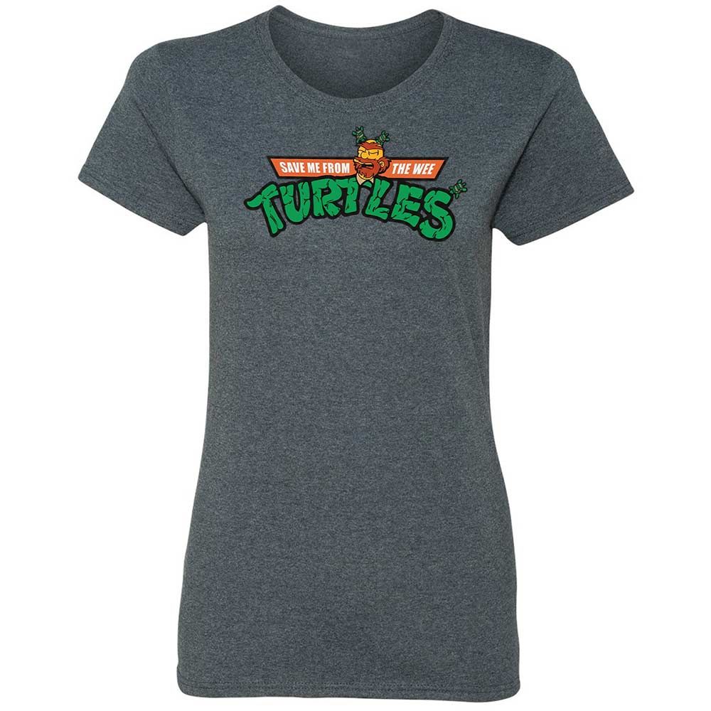 Save Me From The Wee Turtles - Dark Heather - 16