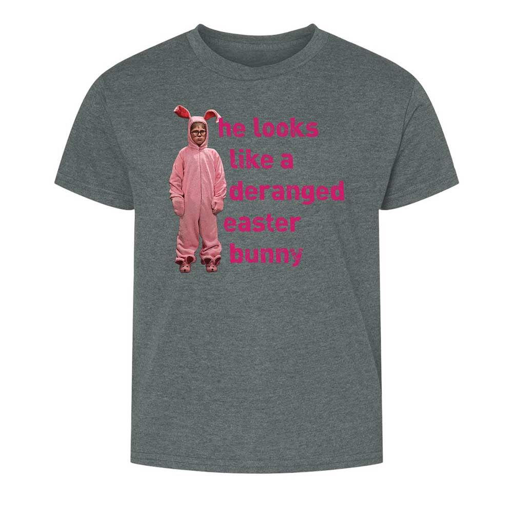 He Looks Like a Deranged Easter Bunny - Dark Heather - 16