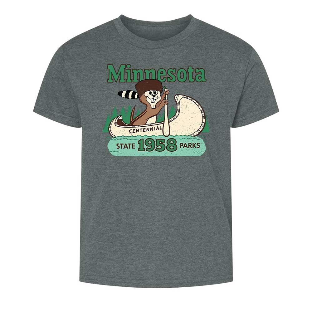 Kids T-Shirt - JQEXFWC5 - Dark Heather - 16