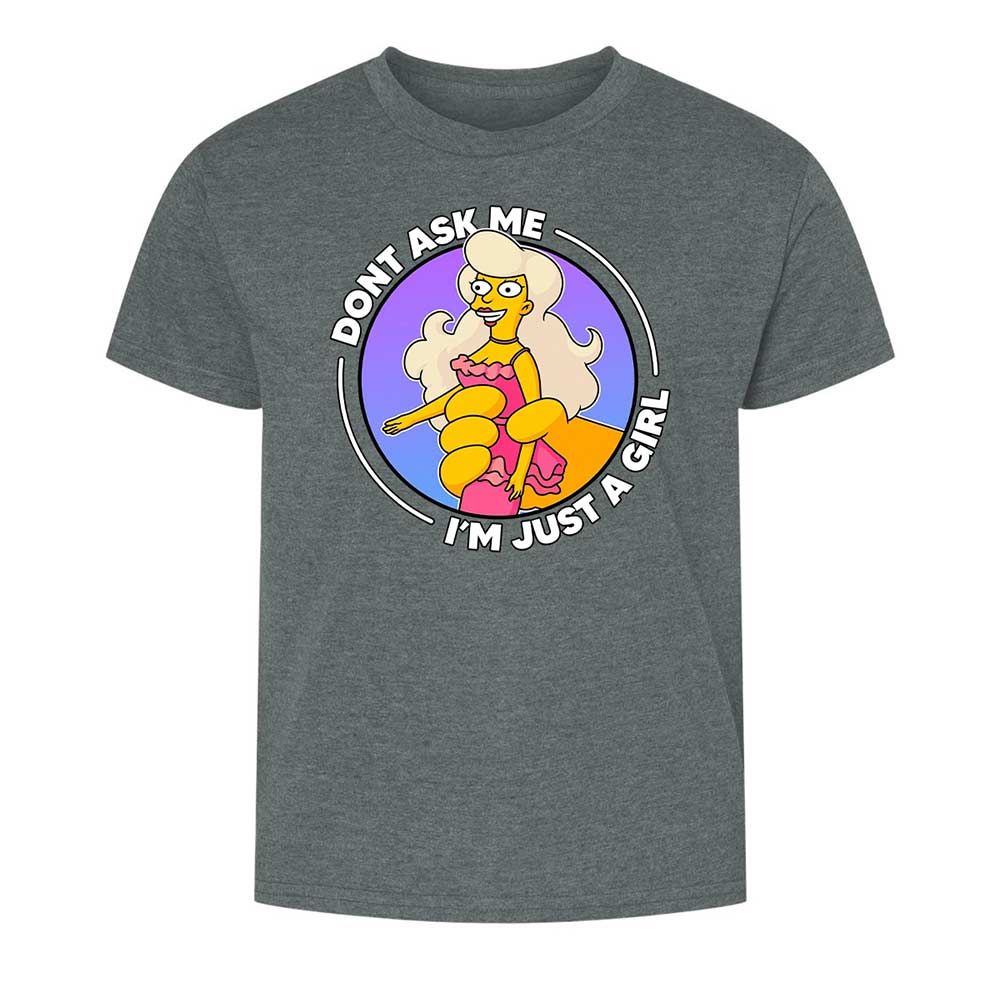 Don't Ask Me I'm Just A Girl - Dark Heather - 16