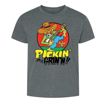 Pickin' and a Grinnin - Dark Heather - 16