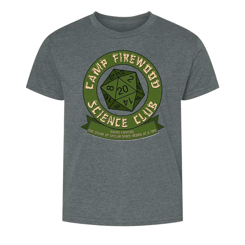 Camp Firewood Science Club - Dark Heather - 16
