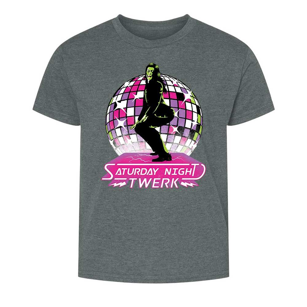 Saturday Night Twerk - Dark Heather - 16