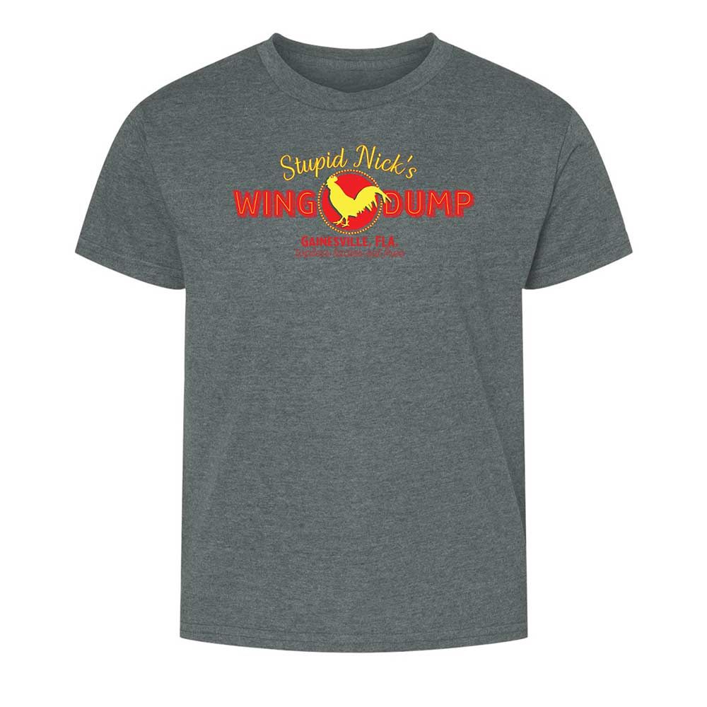 Stupid Nick's Wing Dump - Dark Heather - 16