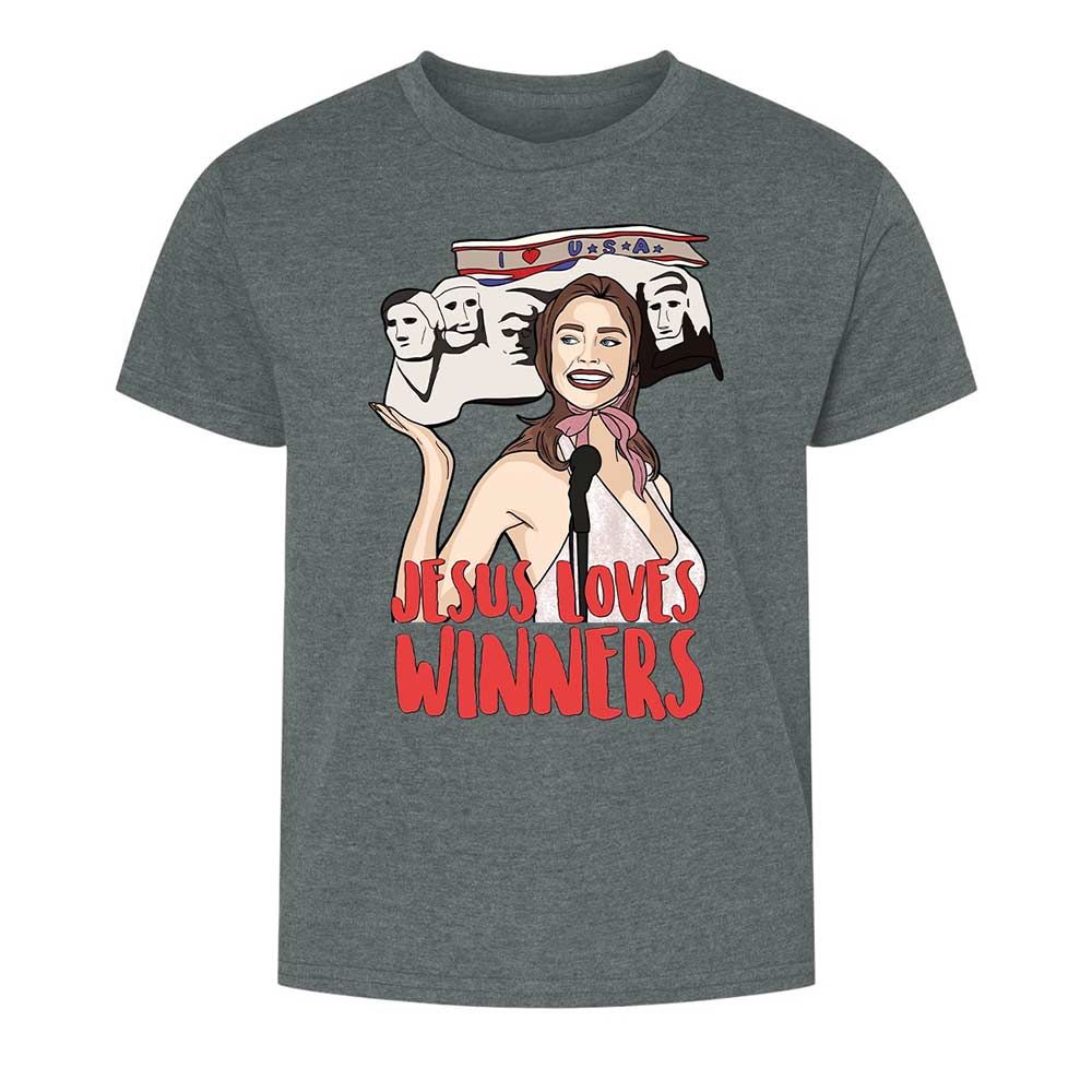 He Loves Winners - Dark Heather - 16