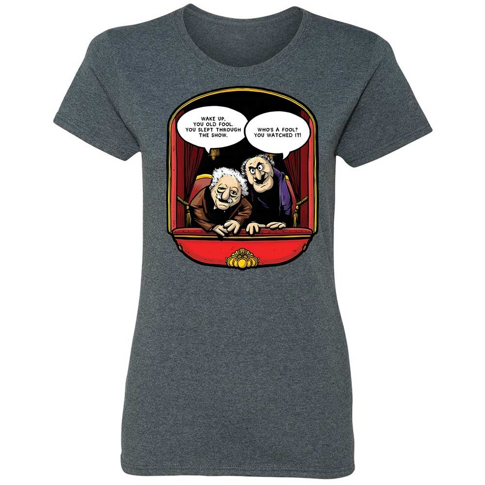 Statler and Waldorf (Wake Up) - Dark Heather - 16