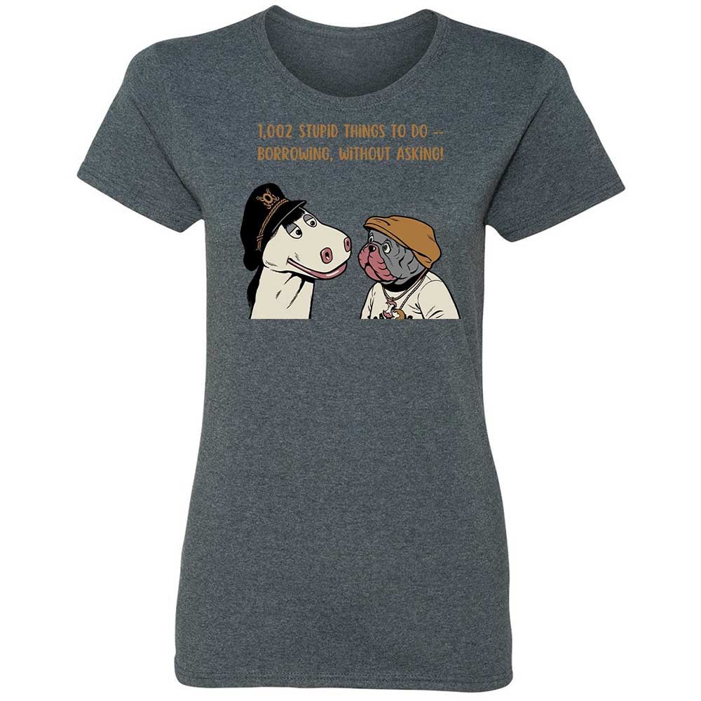 Women's T-Shirt - WTE9UQTB - Dark Heather - 16