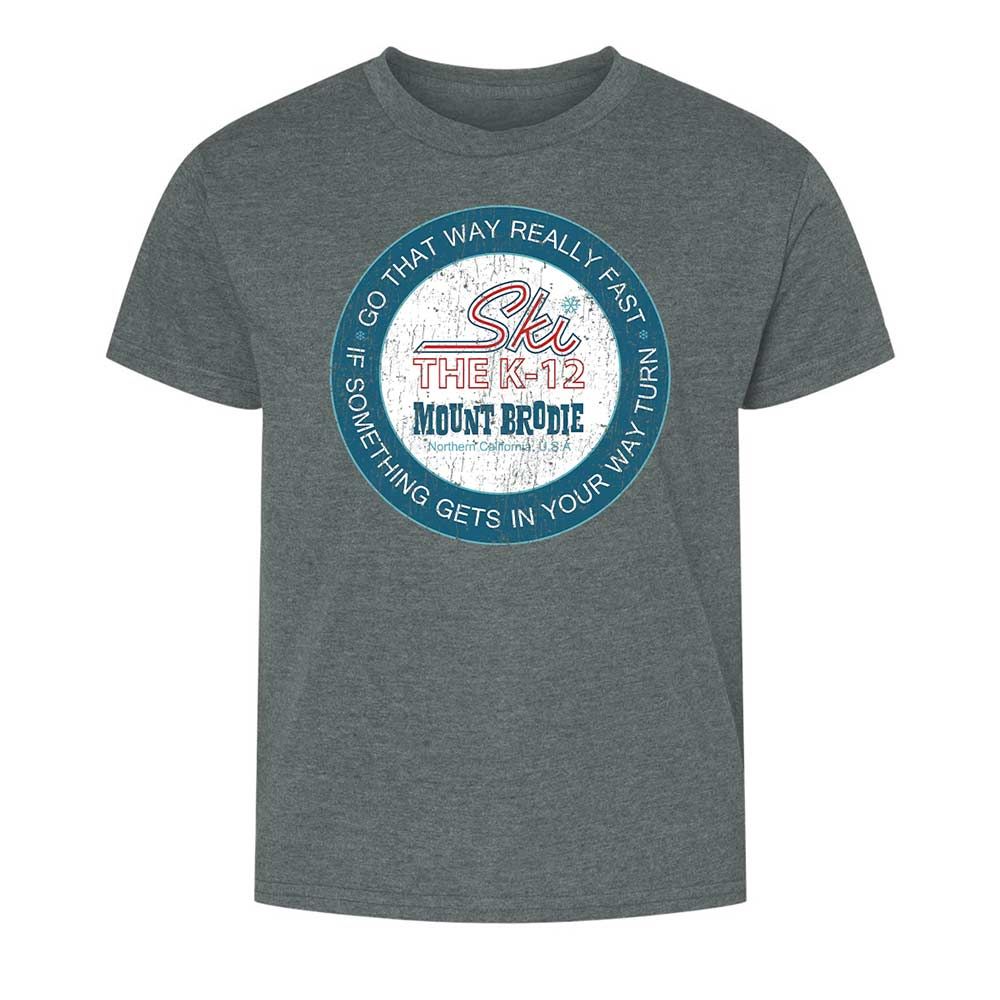 Kids T-Shirt - UKPZDENS - Dark Heather - 16