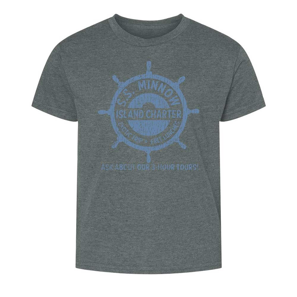 Kids T-Shirt - V7MK5CB8 - Dark Heather - 16