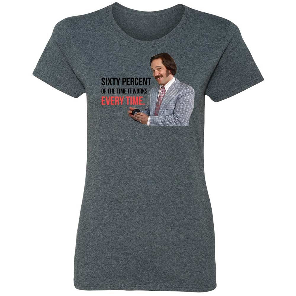 Women's T-Shirt - WJU5VHX5 - Dark Heather - 16
