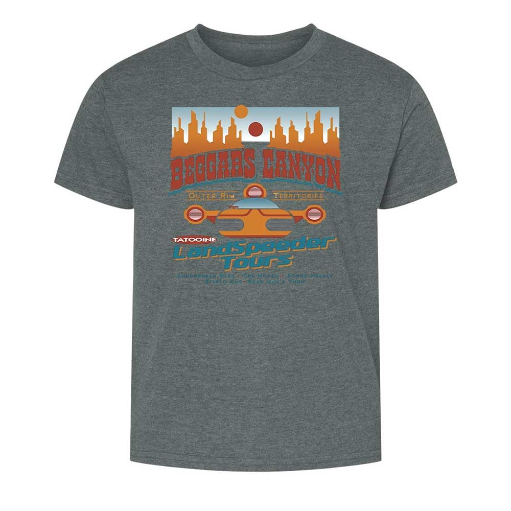 Kids T-Shirt - 66GX6Z6Q - Dark Heather - 16