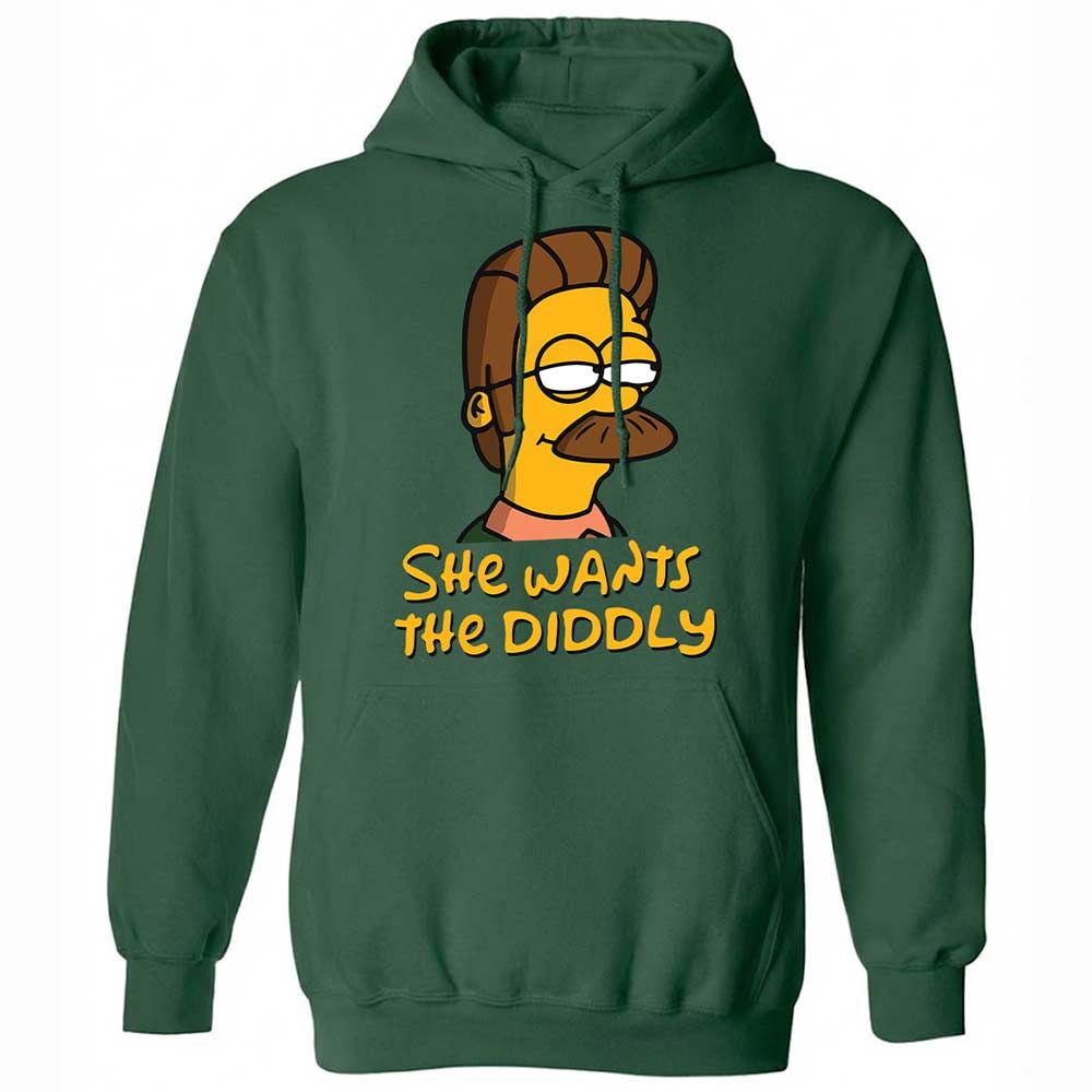 She Wants The Diddly - Forest Green - 16