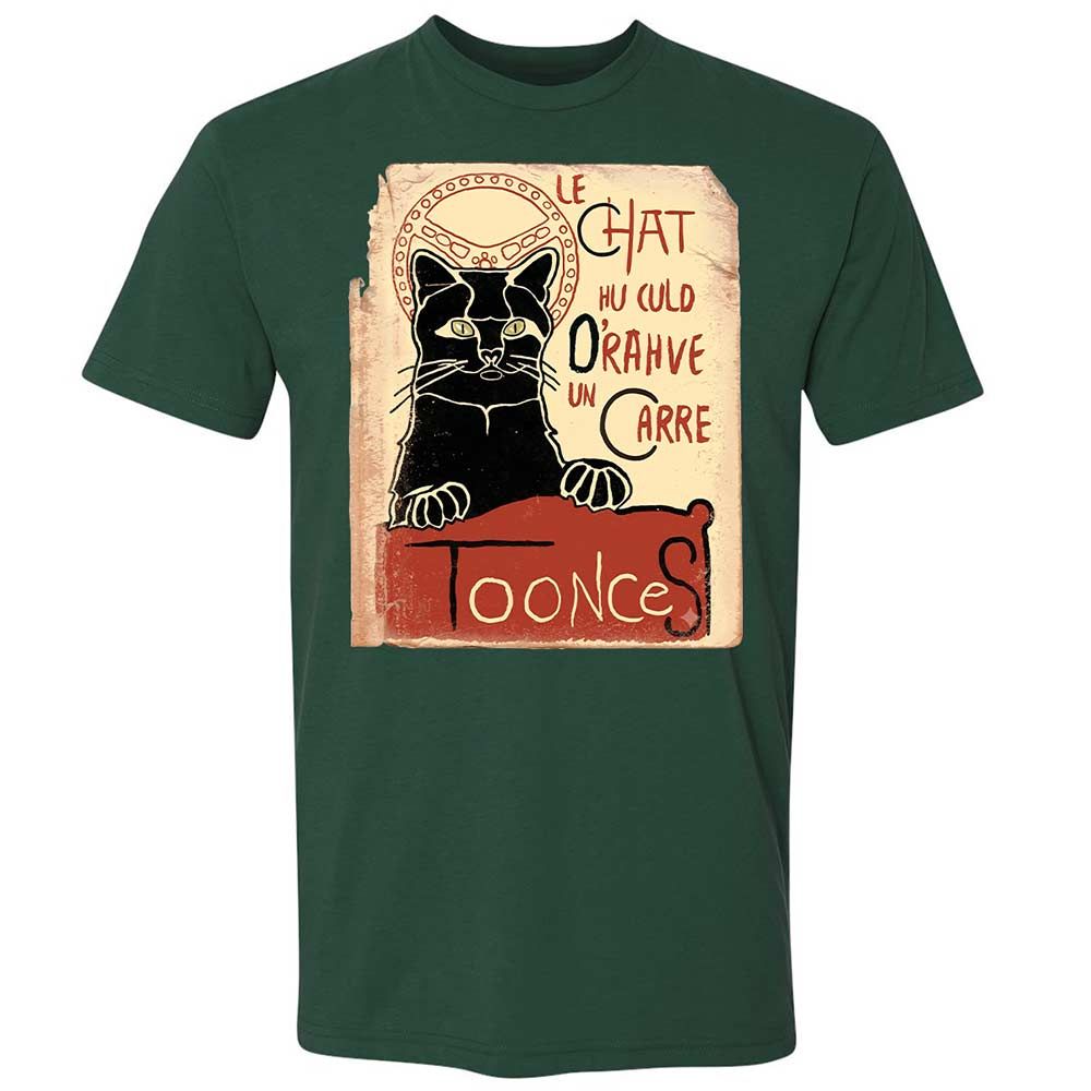 Toonces - Le Chat Noir - Forest Green - 16