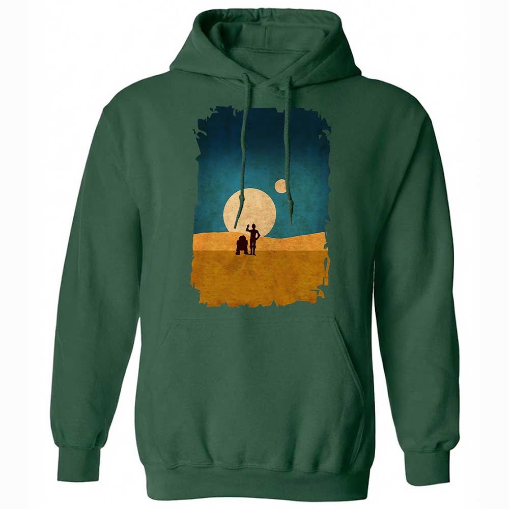Droids In The Dunes - Forest Green - 16
