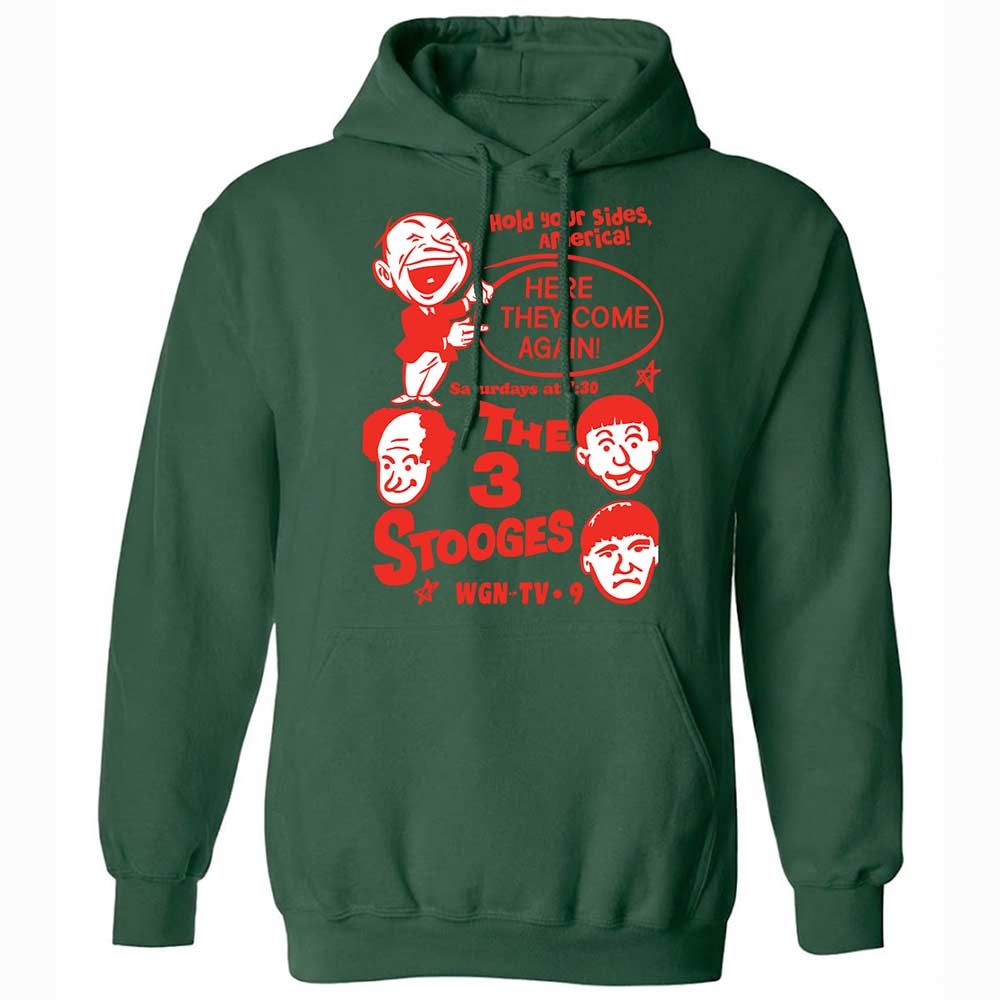 The 3 Stooges - Forest Green - 16