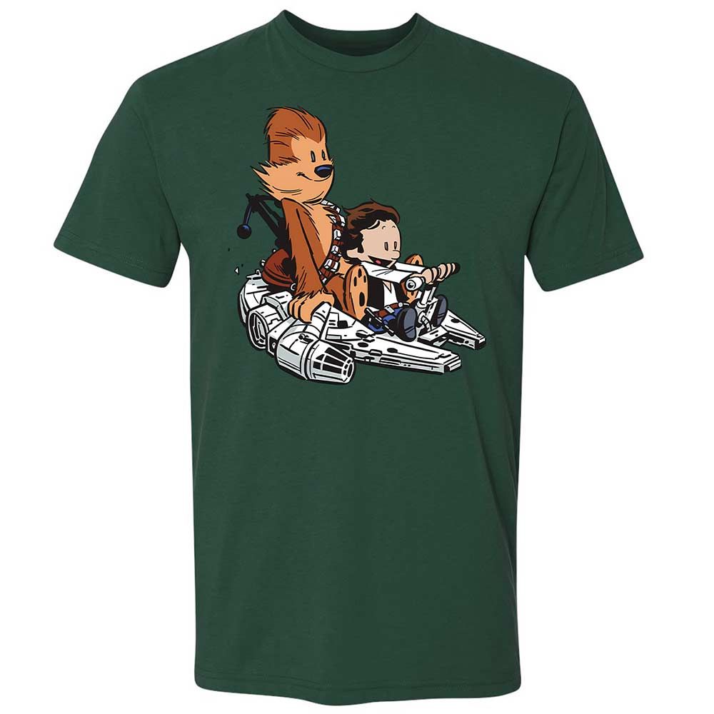 Han and Chewie - Forest Green - 16
