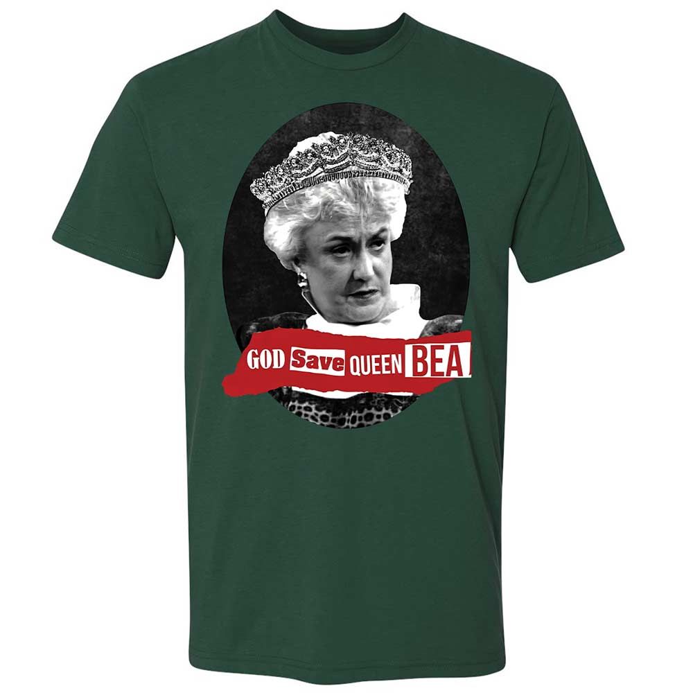 God Save Queen Bea - Forest Green - 16