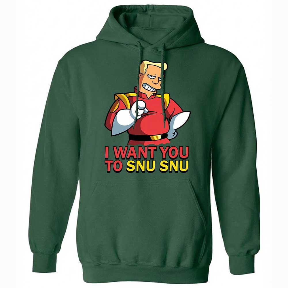 Classic Unisex Hoodie - BUMWNBCK - Forest Green - 16
