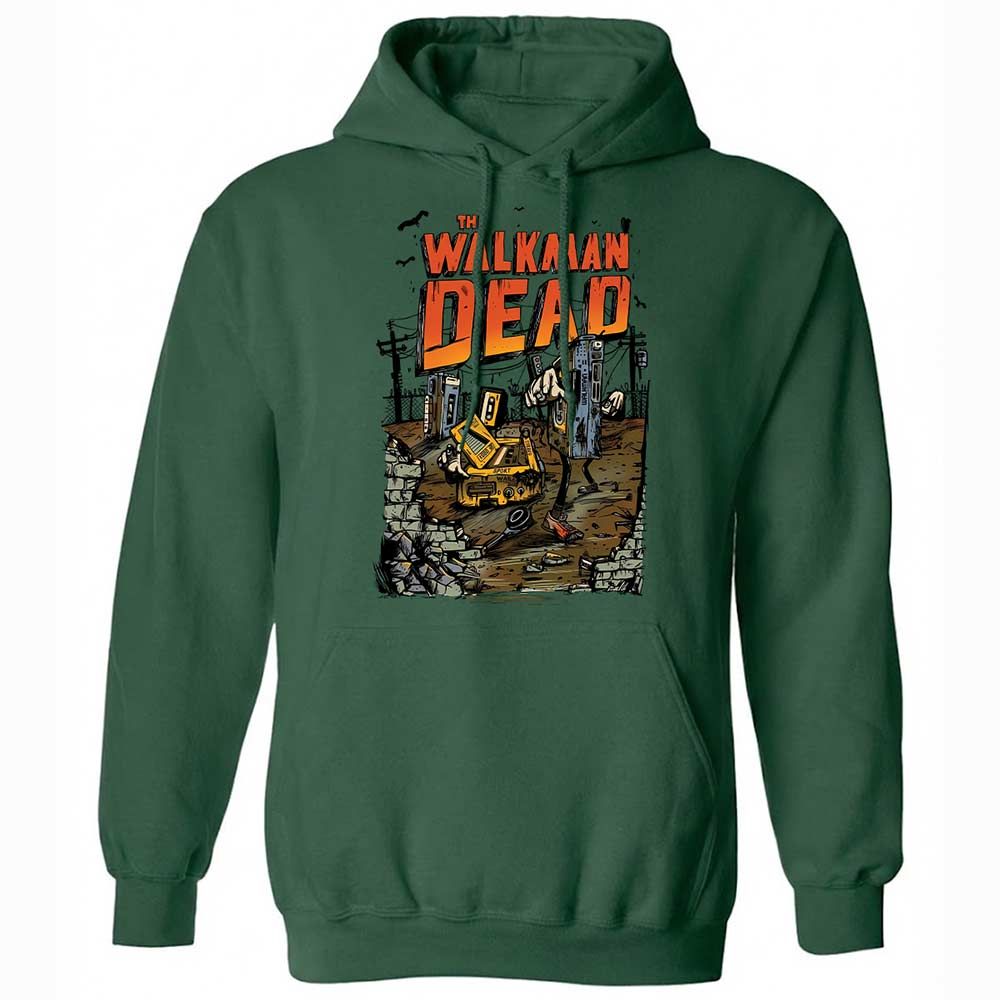 The Walkman Dead - Forest Green - 16