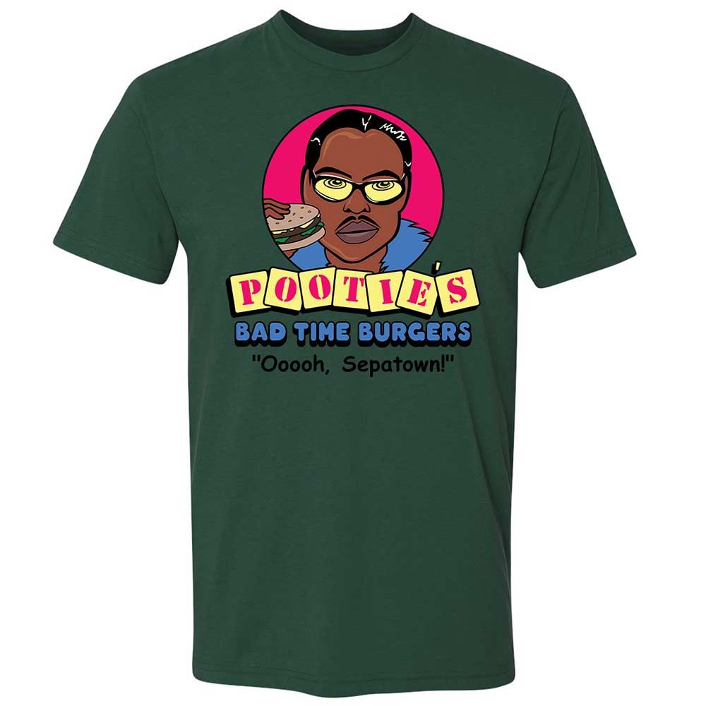 Pootie's Bad Time Burgers - Forest Green - 16
