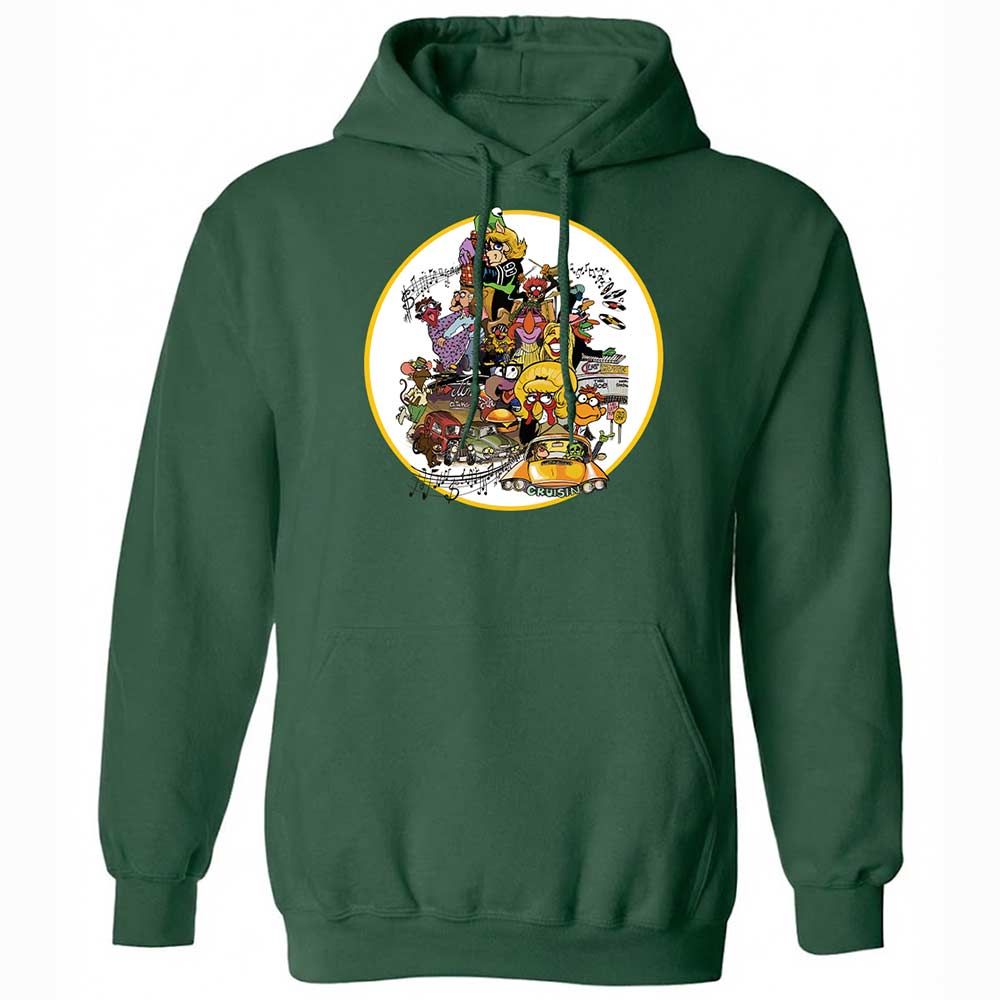 Muppet Graffiti - Forest Green - 16