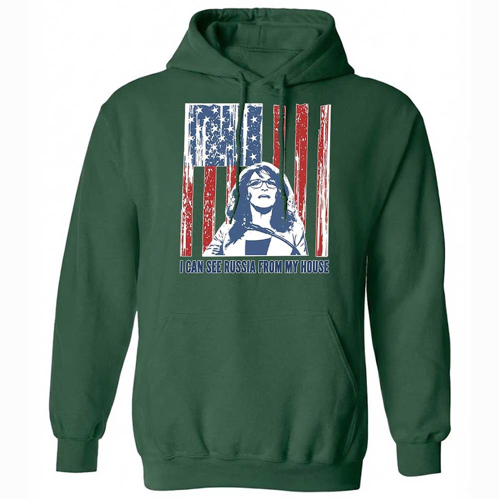 I can see Russia from my house - Forest Green - 16