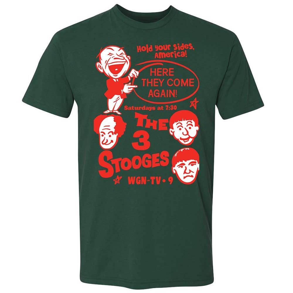 The 3 Stooges - Forest Green - 16