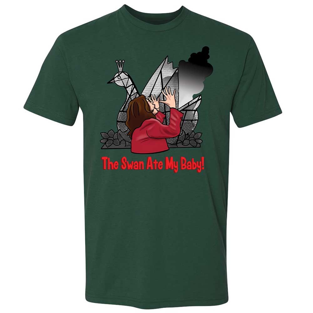 The Swan Ate My Baby - Forest Green - 16