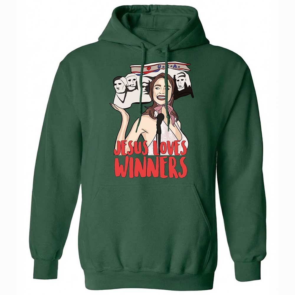 He Loves Winners - Forest Green - 16
