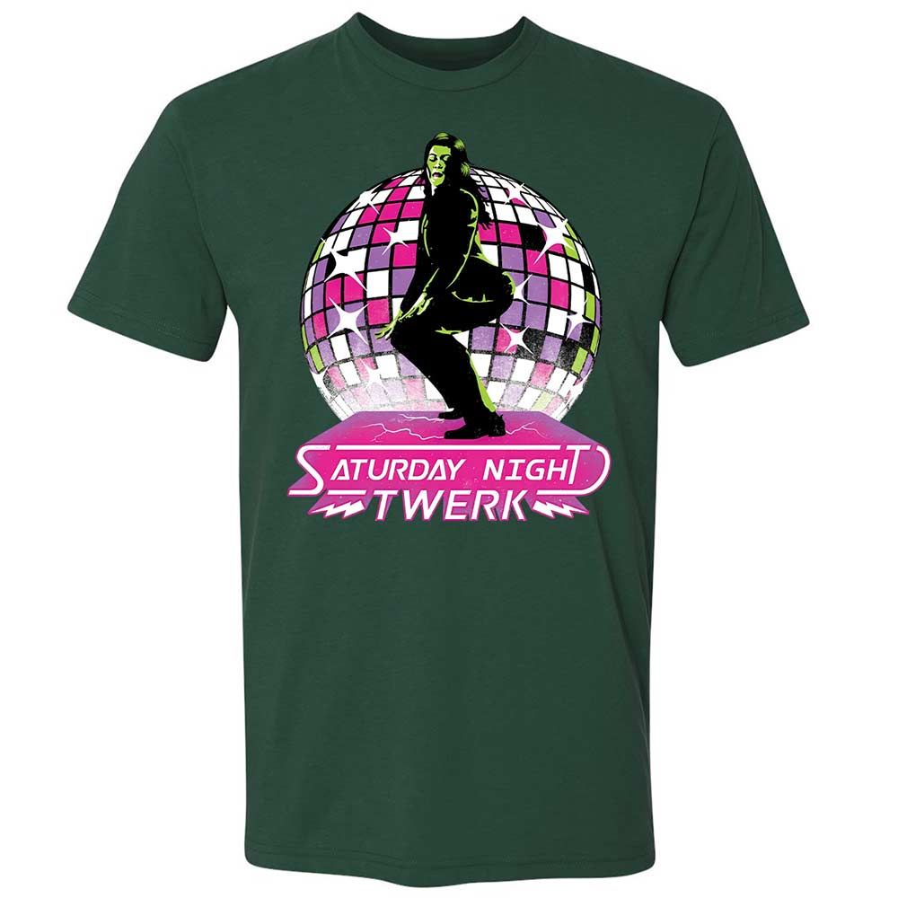 Saturday Night Twerk - Forest Green - 16