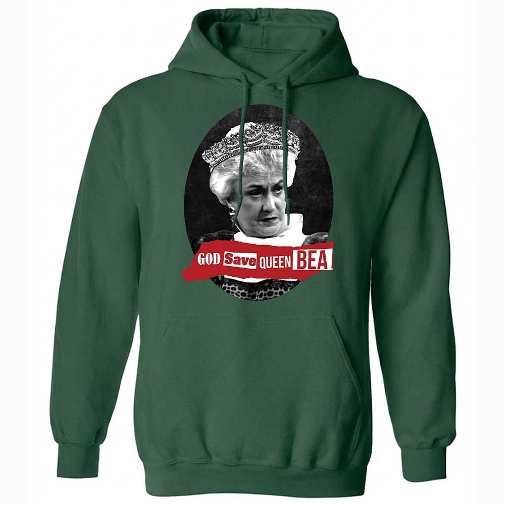God Save Queen Bea - Forest Green - 16