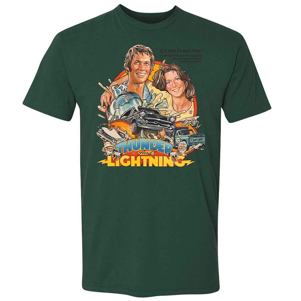 Thunder and Lightning - Forest Green - 16