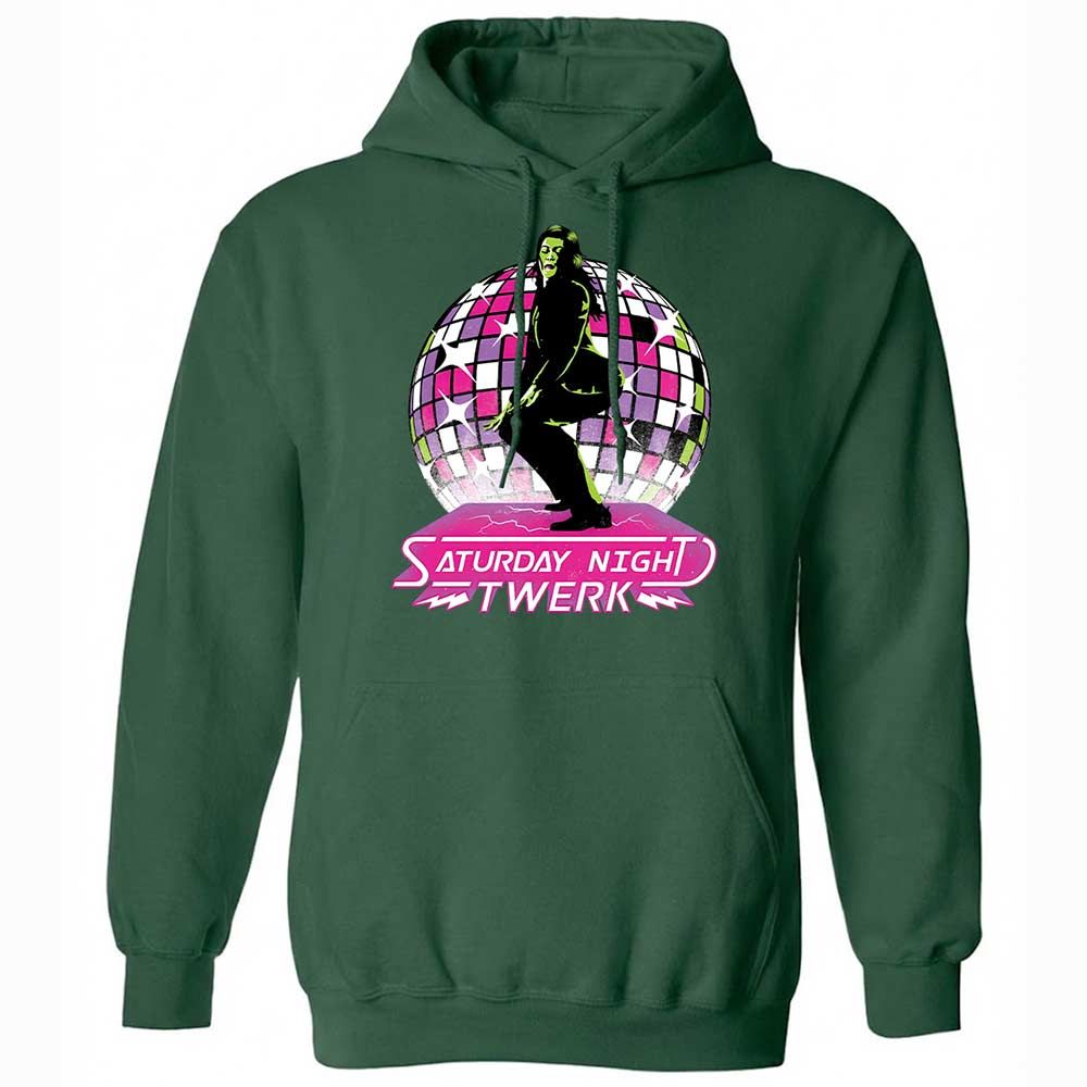 Saturday Night Twerk - Forest Green - 16